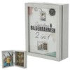 Money Box Picture Frame 2 in 1 | White MDF