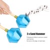 2Pcs Sand Hammer Instrument Percussion Shaker Orff Preschool Children's Perform