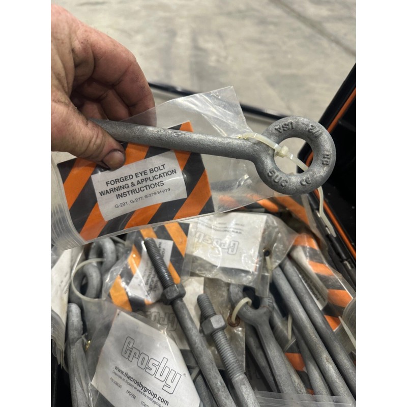 Crosby g-291 1/2" x 12" eyebolt.