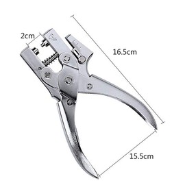 Eyelet Pliers, Heavy Duty Eyelet Hole Pliers Set with 100 Pieces 4.5mm Eyelets, Leather Belt Grommet Tool for Paper, Cardboard, Leather, Fabric