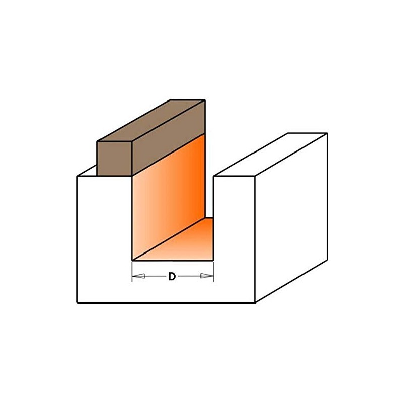 STRAIGHT BIT WITH BEARING S=12 D=19X50.8 HM 912.691.11B