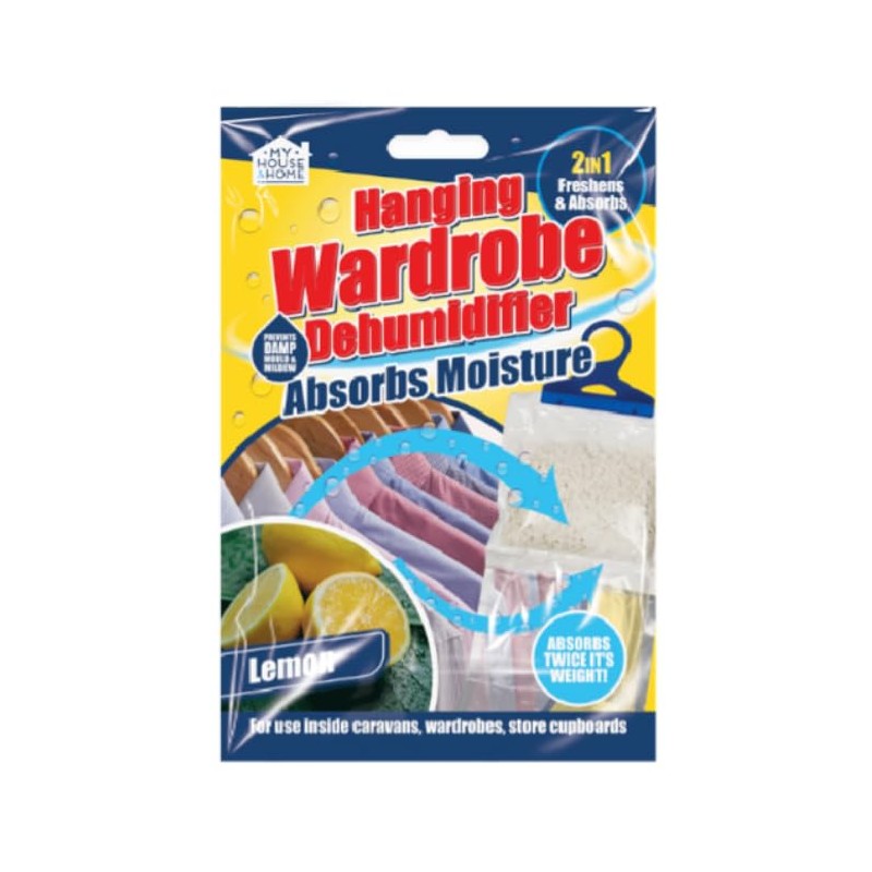Hy House My Home Fragranced Hanging Wardrobe Dehumidifier Helps Stop