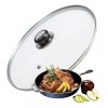 TH2010 Tapa Cristal Templado Sarten Cazuela Olla Salida Vapor 34cm