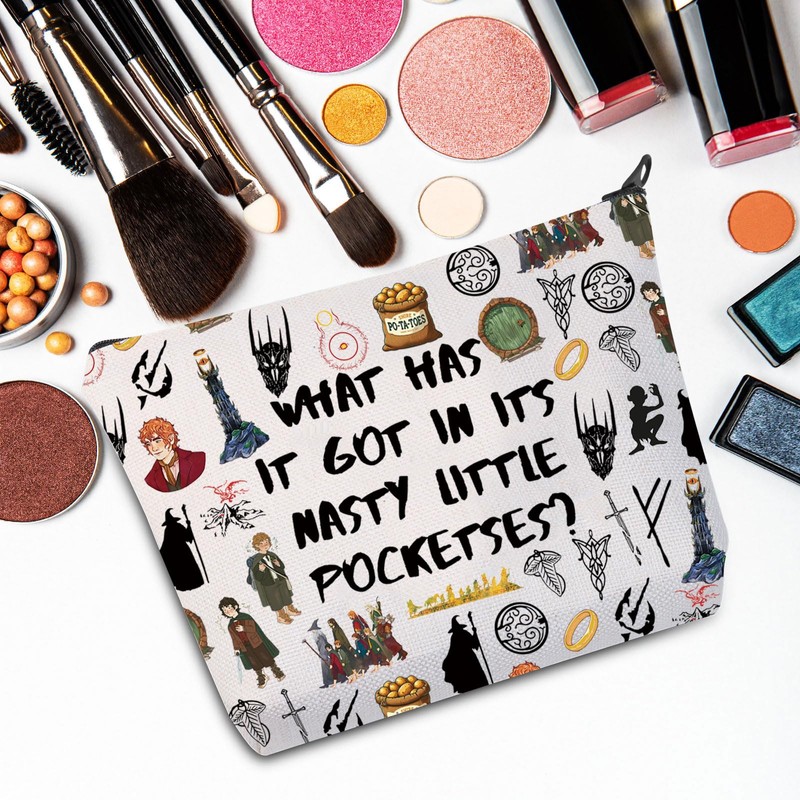 JNIAP Lord Rings Makeup Bag Baggins Gift What Has It