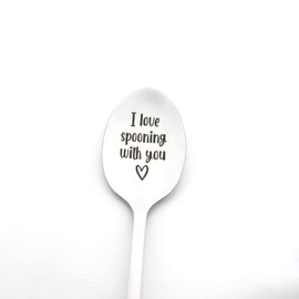 I Love You Gifts for Him Her Boyfriend Girlfriend Husband Wife I Love Spooning with You Spoon Gift for Women Men Anniversary Christmas Birthday Valentines Gift