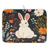 Cute Rabbit Dish Drying Mat for Kitchen Counter Absorbent Microfiber