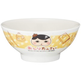 「 おしりたんてい 」 お茶碗 直径10.5cm 子供用 食器 白 804111