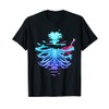 Creepy Cute Pastel Goth Heart Ribcage Skeleton Kawaii T-Shirt