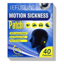 Parches Para Mareo Alivio Herbal 72h 40 Parches Anti-náuseas