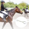 Enwye Horse Mouth Bit Stainl Steel Middle Rubber Flavour Loose