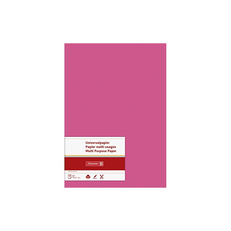 Brunnen 105123526 Universal Paper A4 35 Sheets 120 g/m² Fuchsia