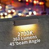 Kwinmyso 8-Packs 3W 7 Inch LED Hardscape Paver Lighting,12V AC/DC