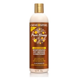 Creme Of Nature 7269133000 Pure Honey, Defensa Seca Hidratante, Acondicionador, 340Ml