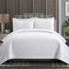 Safonory Quilt Set Full/Queen Size(90"x96", White) - Summer Thin Soft