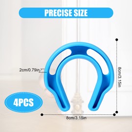 4pcs Door Jam, Tactical First Responder Door Stop Edge for Law Enforcement Emergency Police House Door Jam Security Stops Doors from Closing Easy Grab