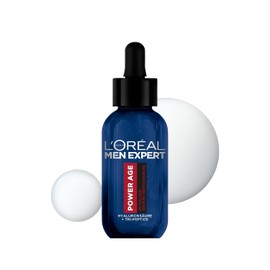 L'Oréal Paris Men Expert Anti-Ageing Serum for Men, Face Serum with Hyaluronic Acid, Suitable for Tired and Matte Skin, Power Age, 1 x 30 ml