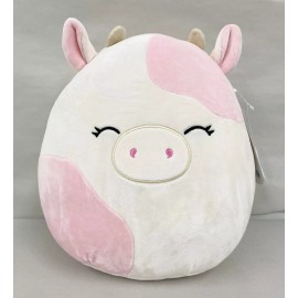 Squishmallows NEW Squishmallows 10" Caedyn the Pink White Cow Plush NWT 2022