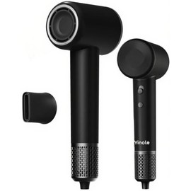 High-Speed Hair Dryer, Negative Ionic Blow Dryer with 110,000 RPM/1500W Brushless Motor for Fast Drying, Lightweight Hairdryer for Travel and Home, with Diffuser, Magnetic Nozzle