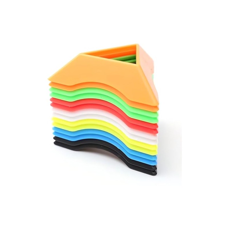 YILUYUANLANOPR 7 Color 28 -Piece Cube Stand Set - Fits