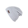 Sterntaler Boys' Slouch Beanie Melange Hat, smoke Grey