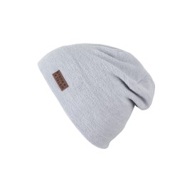 Sterntaler Boys' Slouch Beanie Melange Hat, smoke Grey