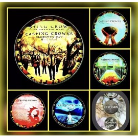 CASTING CROWNS KEYCHAINS EXCLUSIVE COLLECTION  LOT OF FIVE