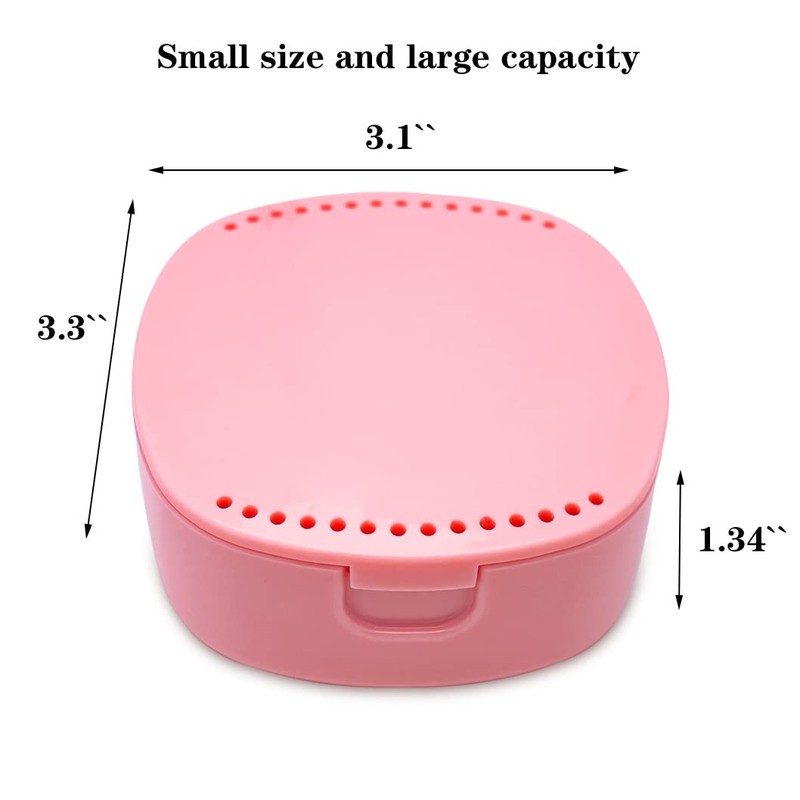 Retainer Case, With mirror and ventilation holes, For Night Guards,