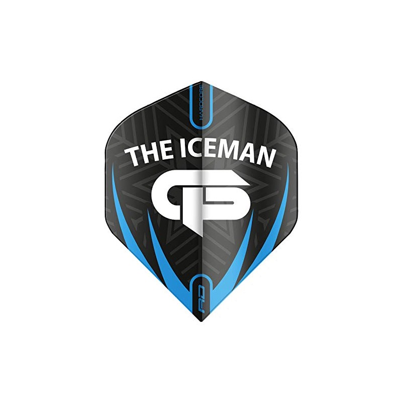 Hardcore Gerwyn Price - Black, White & Grey Logo Flights