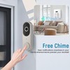 guggre 1080p Wireless Video Doorbell & Indoor Ring Chime, Enhanced