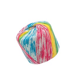 DOITOOL 1roll Gradient Cotton Yarn for Knitting Dyed Crochet Thread for Scarves Hats Shawls Soft Material for Creative Projects Neon Water-Soluble