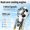 2026 World Cup Handheld Fan-Portable Handheld Turbo Fan with Ice