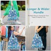 24 Pack Reusable Grocery Bags, Polyester Shopping Bags for Groceries,