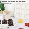 Vinino Silicone Brownie Pan With Dividers, 1 Pack Mini Loaf