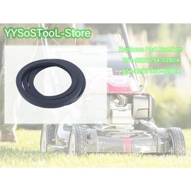 YYSoSTooL-Store 754-0280 Lawn Mower Drive Belt fits MTD Troy-Bilt Craftsman AYP 754-0280A 954-0280 954-0280A (5/8" X 53")