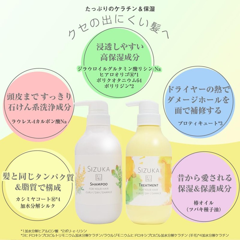 Azstyle SIZUKA KINU Damage Repair Keratin Blended Hair Shizuka Kinu