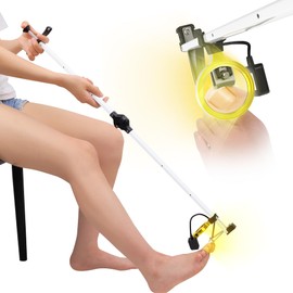 32" Long Handle Toenail Clippers for Seniors w/Magnifier & LED