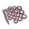 Alnicov 25Pcs Sax Leather Pads Replacement Accessories for Alto Saxophone