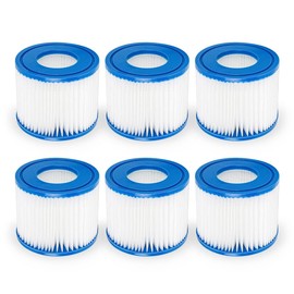 WuYan 6 Pack Swimming Pool Filters for Intex PureSpa Type S1 Cartridge for 29001E PureSpa Inflatable Swimming Pool Filter Catridge