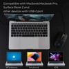 Zienstar-Kabelgebundene USB C Gaming Mäuse,Leichte Wabenschale,7200DPI,RGB-Leuchten für Apple MacBook,Computer oder