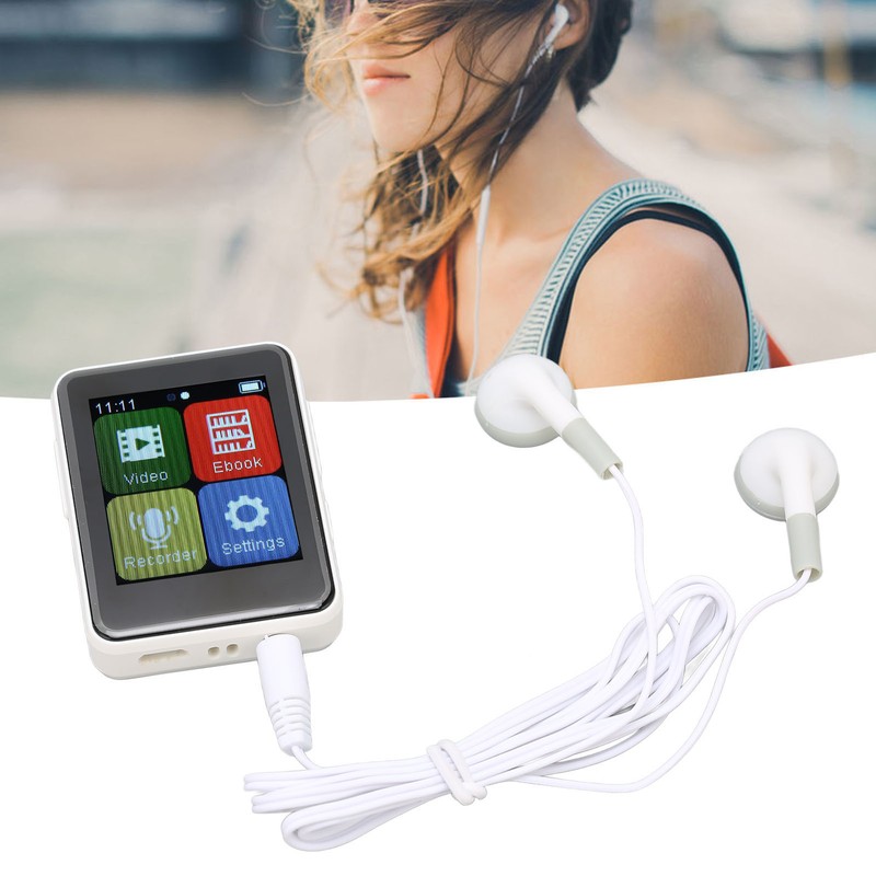 MP3 Player Bluetooth 5.0 Intelligent HD Noise Reduction FM Radio