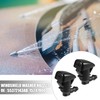 X AUTOHAUX 2pcs Windshield Washer Nozzle 2.5m Hose Connectors Kit