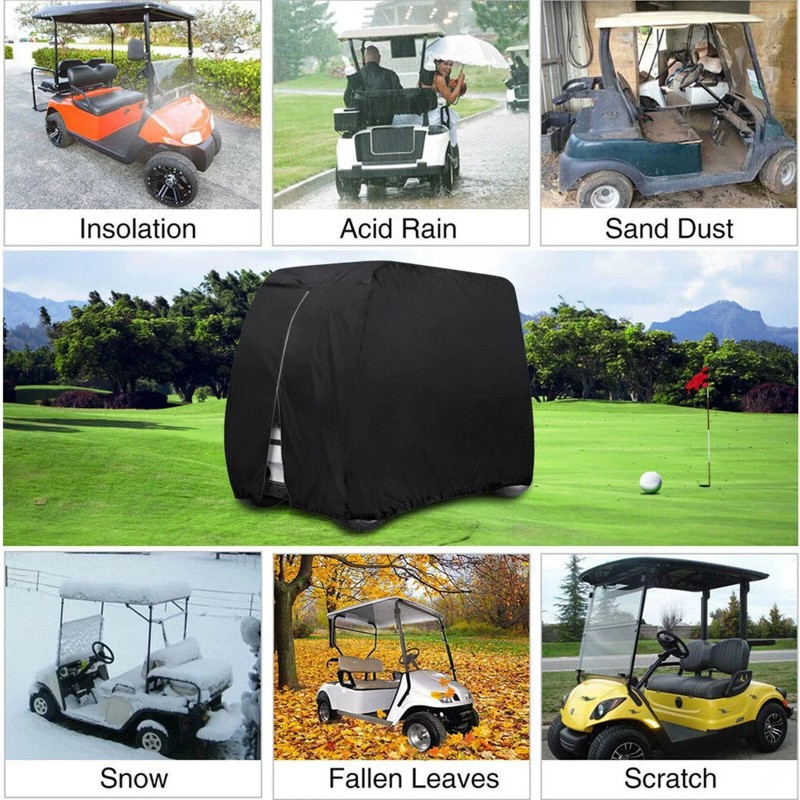 The Perfect Part 4 Passenger Golf Cart Cover Waterproof Enclosure