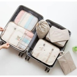 Hjinshio Men's Business Bag, Travel Pouch Set, Clothes Storage Bag, For Travel, Business Trips, Organization, Convenient Goods