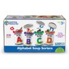Learning Resources Alphabet Soup Sorters - 208 Pieces, Ages 3+,