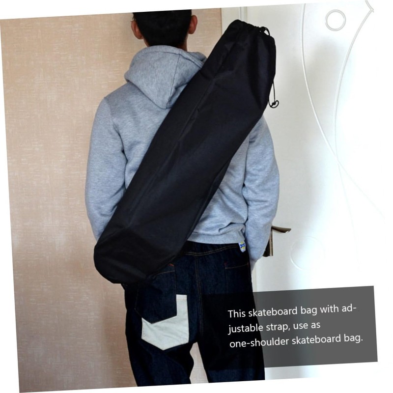 BIUDECO Adjustable Skateboard Bag with Durable Oxford Carrying and Protecting