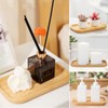 Holztablett Rechteckig, 25×14×2cm Tablett Holz, Dekotablett Holz, Bamboo Rectangular Tray,