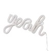 LED Neon Sign Yeah Shape Wall Decor Neon Night Light