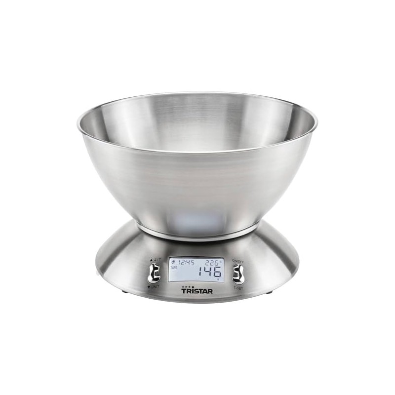 Tristar KW-2436 Kitchen Scale – 5 kilograms – Stainless Steel
