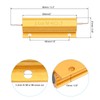 PATIKIL 100W 4 Ohm Aluminum Shell Resistor 4 Pack Aluminum