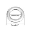 sourcing map 50 Pcs 4mm x 7mm x 0.8mm 304